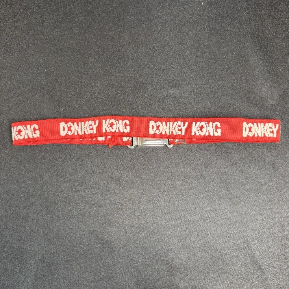 VTG 1982 Nintendo Donkey Kong Childrens Belt Rare Arcade Video Game Nostalgic